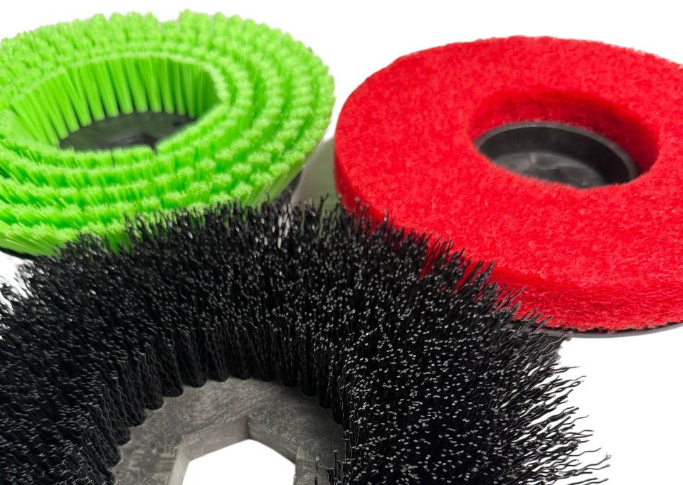 E100 Plus brush options